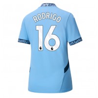 Echipament fotbal Manchester City Rodri Hernandez #16 Tricou Acasa 2024-25 pentru femei maneca scurta